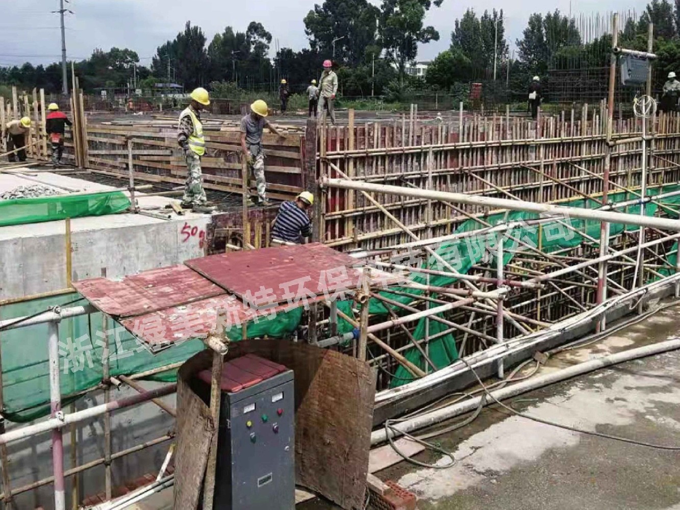 四川成都污水處理廠生物曝氣濾池項(xiàng)目